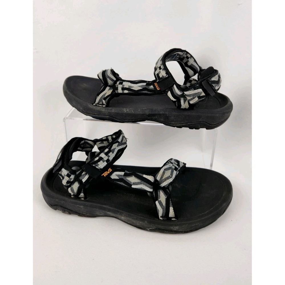Teva Hurricane SZ‎ 6 Sandals Womens Outdoor Hiking Walking Shoes Geometric Black
